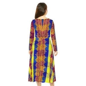 Philippines Filipino Mindanao Batik Inspired Women's Long Sleeve Dance ...