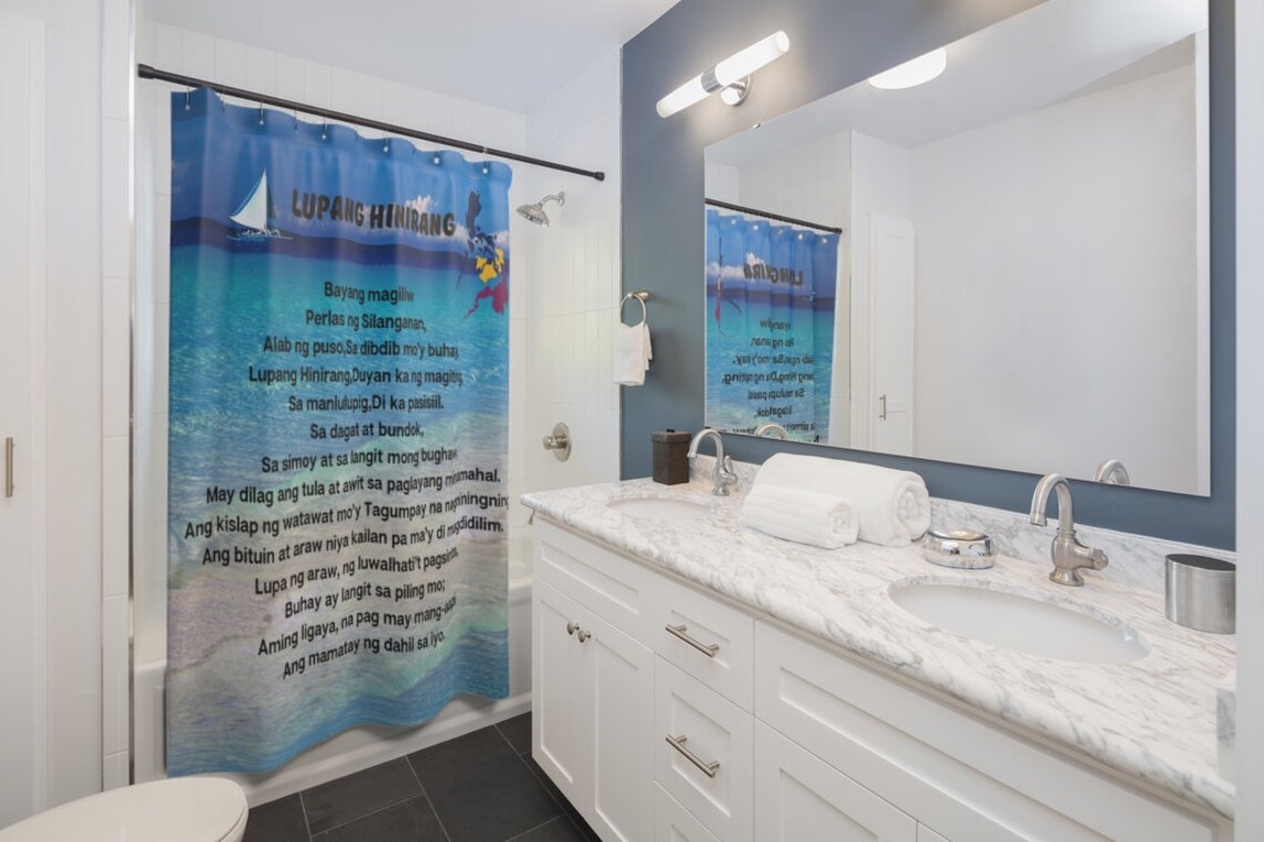 Philippine Inspired Shower Curtains Philippine Home Accent Etsy