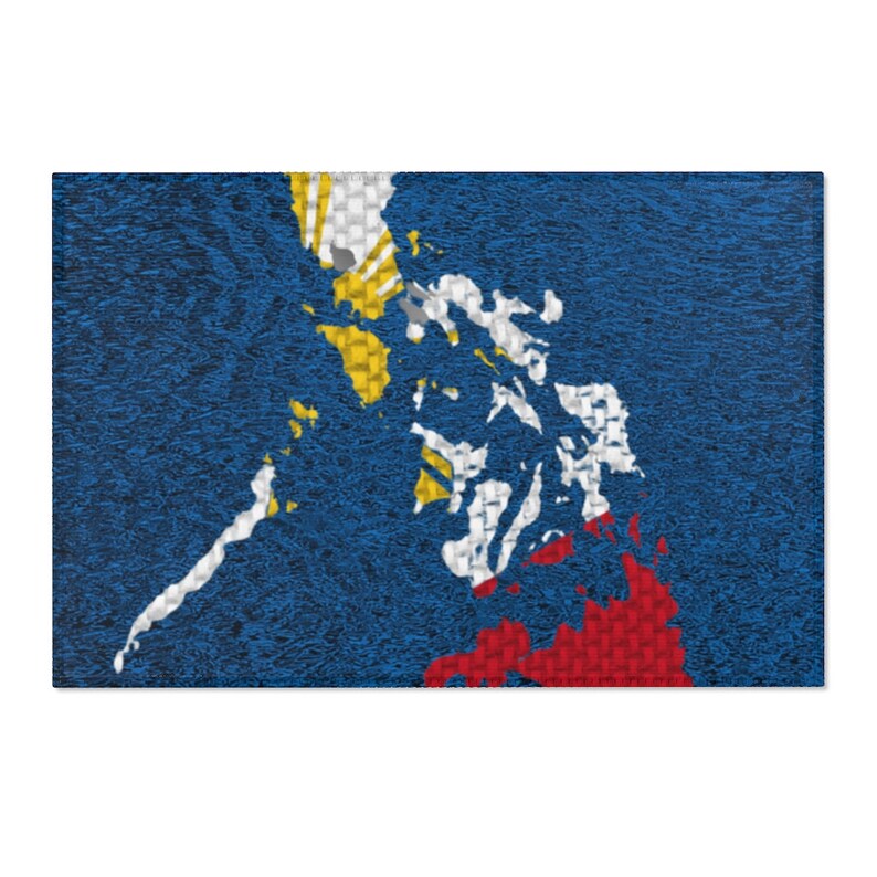 Philippines Filipinos Area Rug| Philippine Map Rug,filipino Home Accent ...