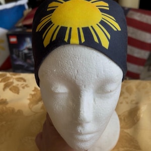 Philippines Filipino headband, Philippine Flag and Sun theme