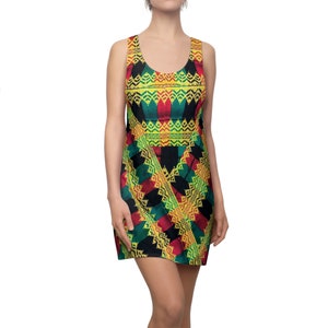 Philippines  Filipino  Batik inspired Racerback Dress | Multi Cultural dress | Philippine  Day Attire| Summer dress