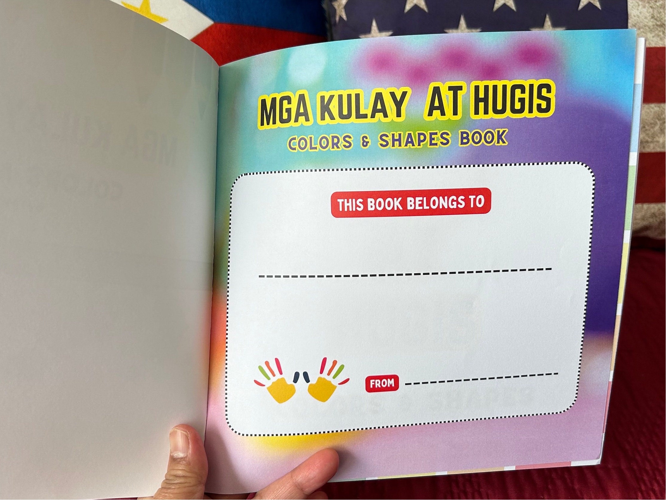 Philippines Filipino Colors  and Shapes  kulay at Hugis in Tagalog  / English . Learn Tagalog Book for all ages. Crisply printed