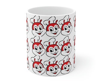 Philippines Filipino Jollibee Mug 11oz | Filipino Pinoy Mug, Unique Gifting Idea for all ages and gender. Holiday sale.