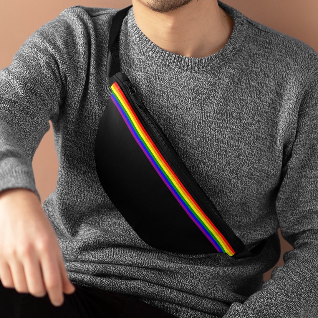 Rainbow Bum Bag Festival Party Accessory Pride Fanny Pack main image 1