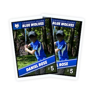 Carte collezionabili personalizzate / Carte della Little League Baseball