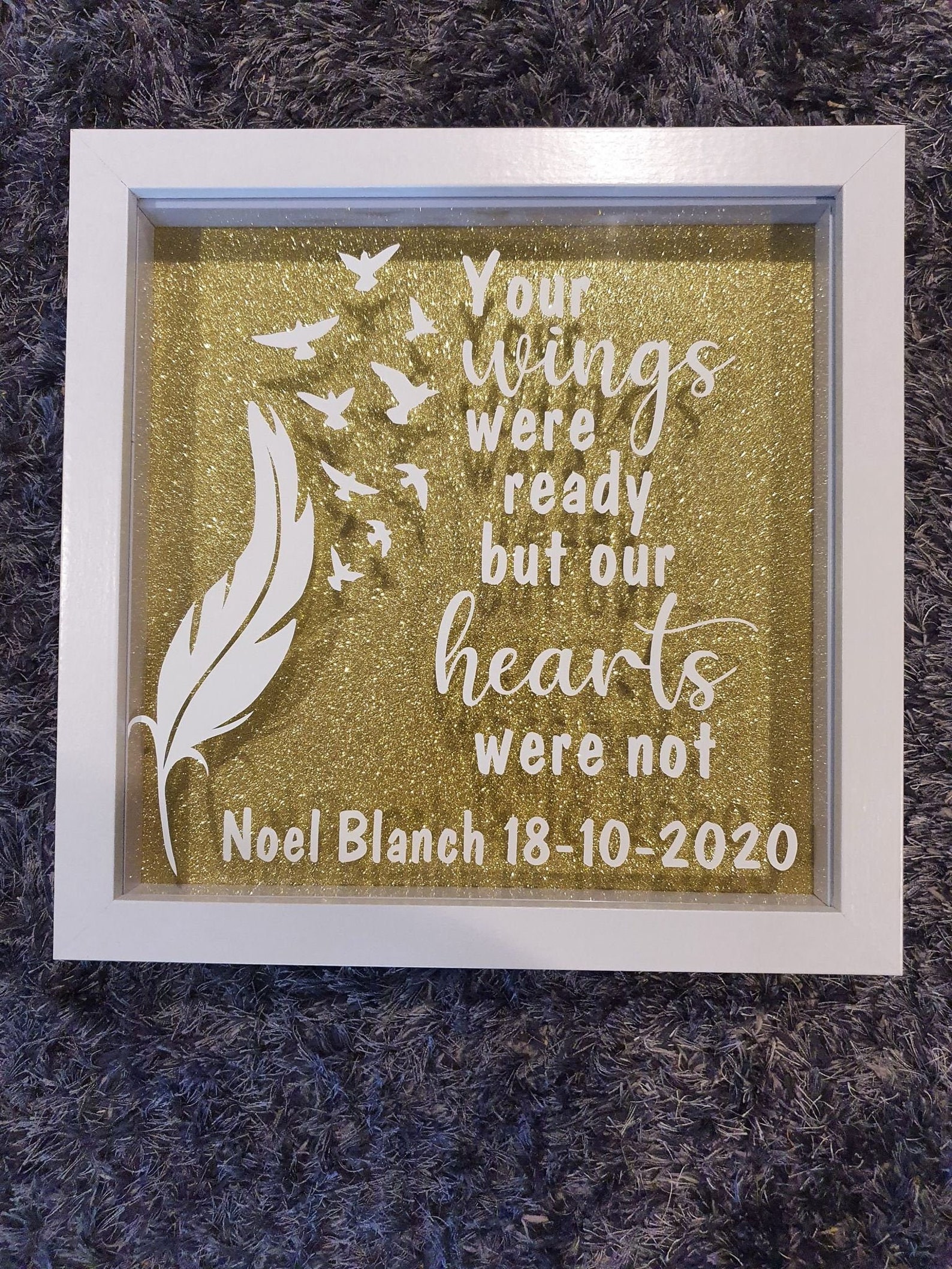 Memorial Shadow Box Frame in Memory Gift Loved One Gift in Etsy Australia