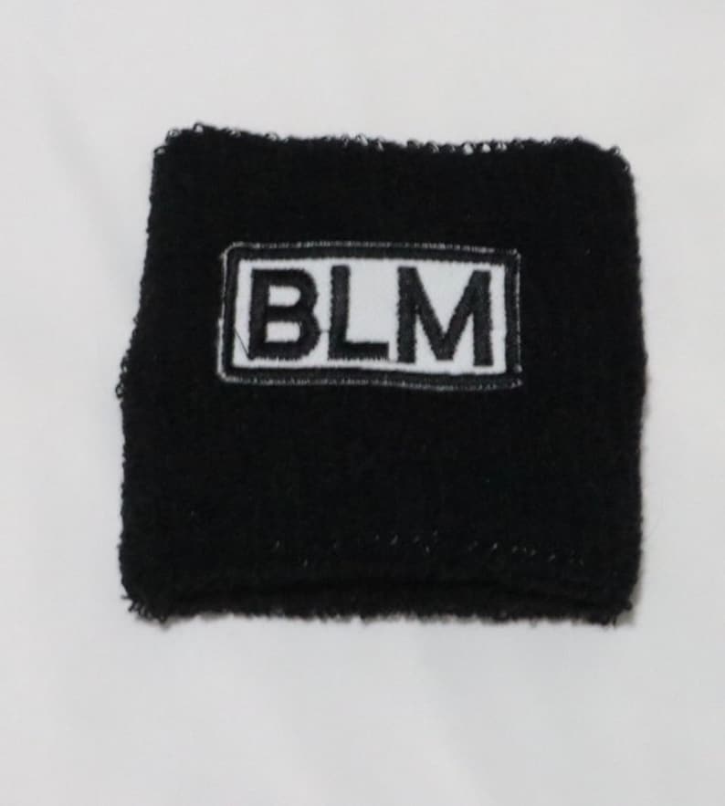 Black Lives Matter Wrist Sweatbands