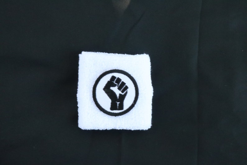 Black Lives Matter Wrist Sweatbands