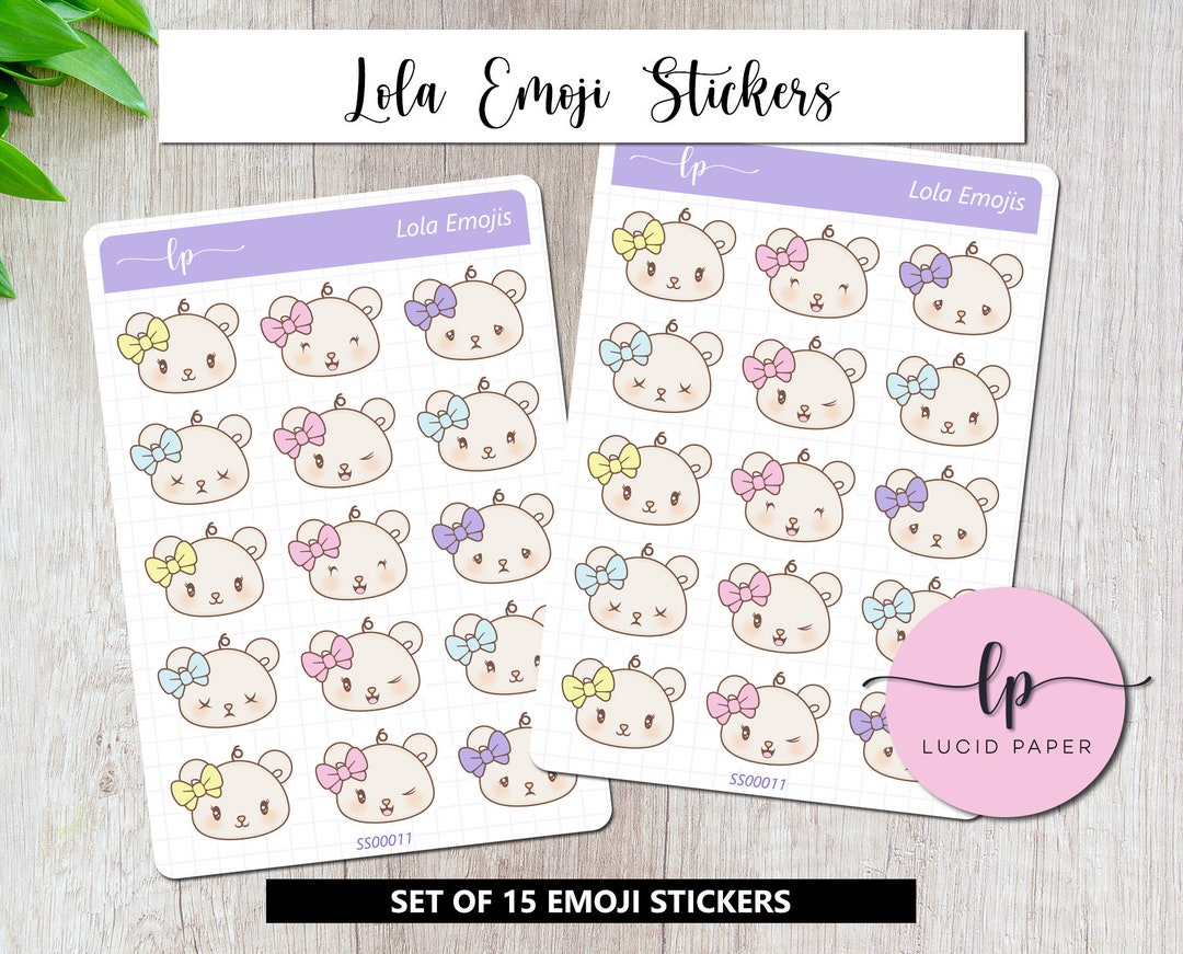 15 Emoji Stickers