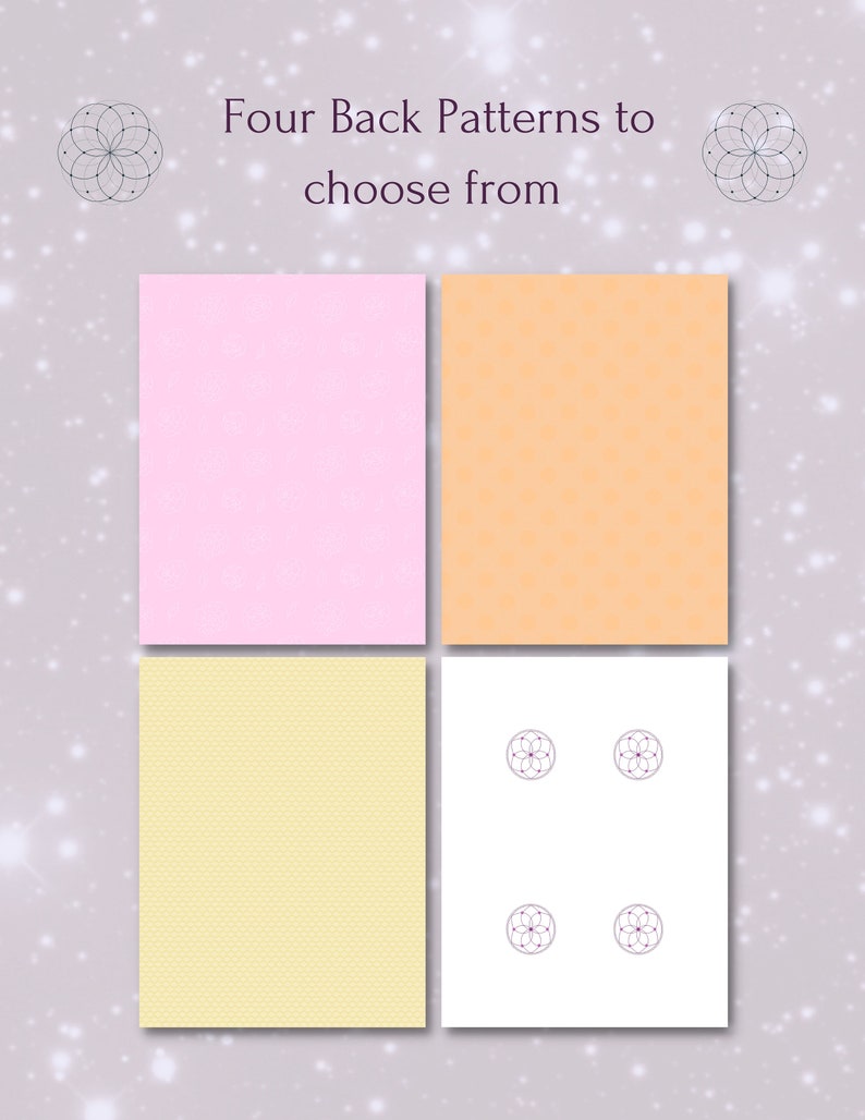 Printable Tarot deck with keywords bundle image 2