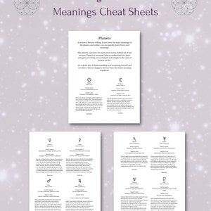 Printable Tarot deck with keywords bundle image 4