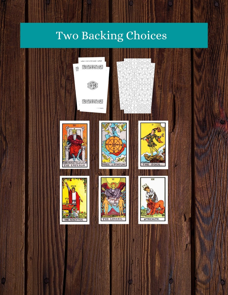 Printable Mini Tarot Deck - Etsy
