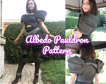 Albedo Armour: (Pauldron Pattern ONLY)| Overlord Cosplay