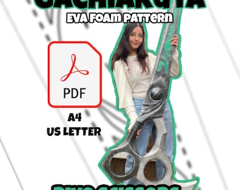 Gachiakuta Riyo Scissors Cosplay Pattern EVA Foam- Video tutorial