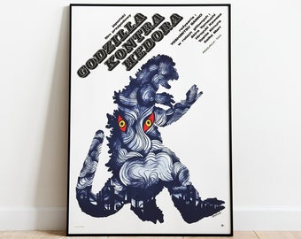 Godzilla vs Hedorah Polish High Quality Movie Poster, Various Sizes