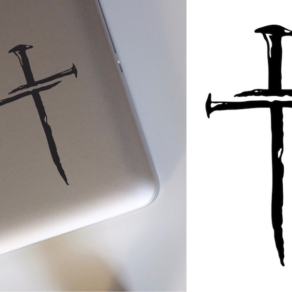 Jesus | Cross | Three Nails | Vinyl Decal
