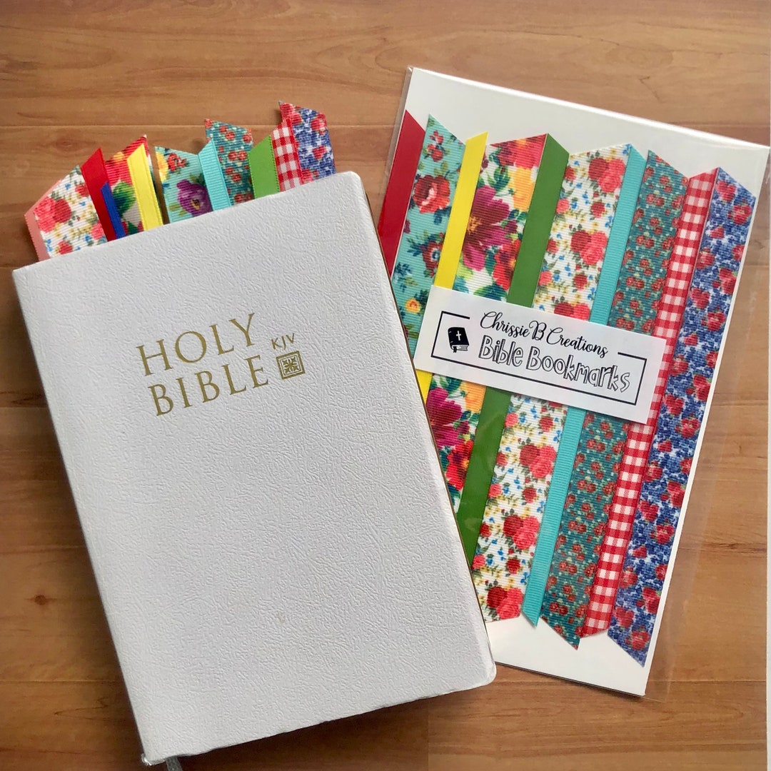 Bible Script Ribbon Bible Ribbons - Pioneer Woman - Bible Bookmarks - Assorted Set of 10 - Etsy