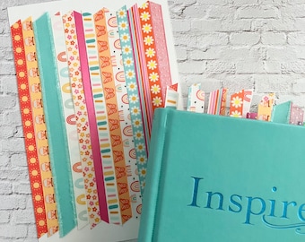 Bible Ribbons - Summer Sun - Bible bookmarks - Assorted Set of 12