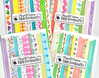Bible Ribbons - Easter Assortments - Bible bookmarks - Assorted Set of 10