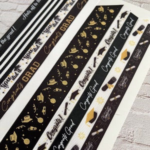 Vacation Bible School Ribbons For Graduation Bible Ribbons - Graduation Black & White - Bible Bookmarks - Assorted ...