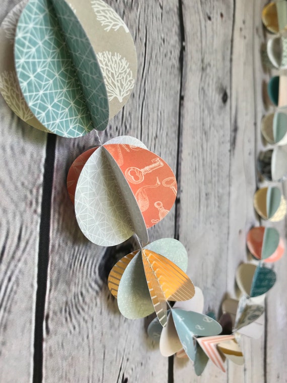 Paper best sale ball garland