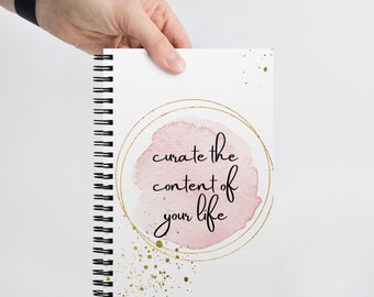 Curate Your Life Blank Journal