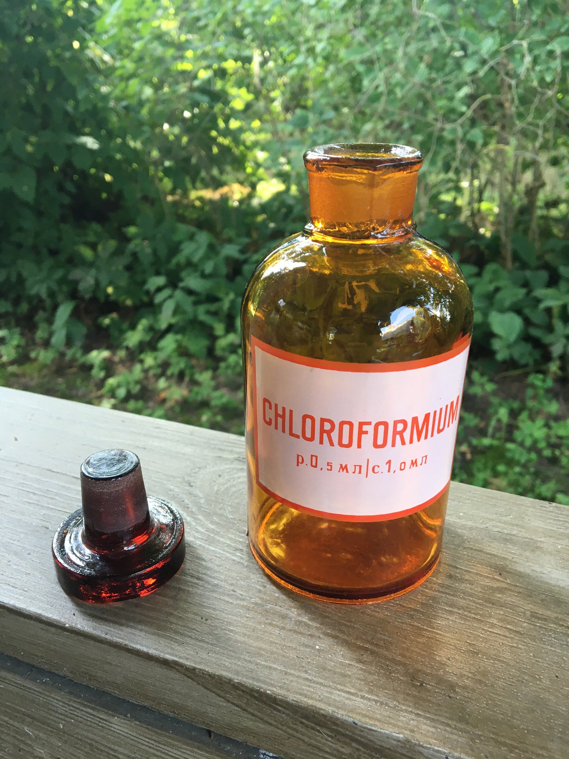 Kann Man Chloroform In Der Apotheke Kaufen Chloroform alte Vintage Apotheke Flasche Bernsteinglas mit | Etsy