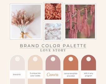 Brand Color Palette, Website Colors, Social Branding, Hex Codes, Green Color Palette, Branding Board, Color Scheme, "Love Story"