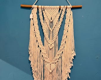 Cream Macrame Wall Hanging