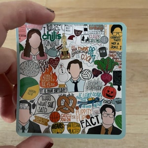 The Office Sticker Pack Television Humor Sticker Set - Etsy