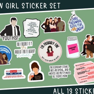 New Girl Sticker Set | Shmitt, Jess, Nick Sticker Set