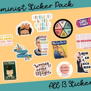 Feminist Sticker Set | Girl Power Stickers