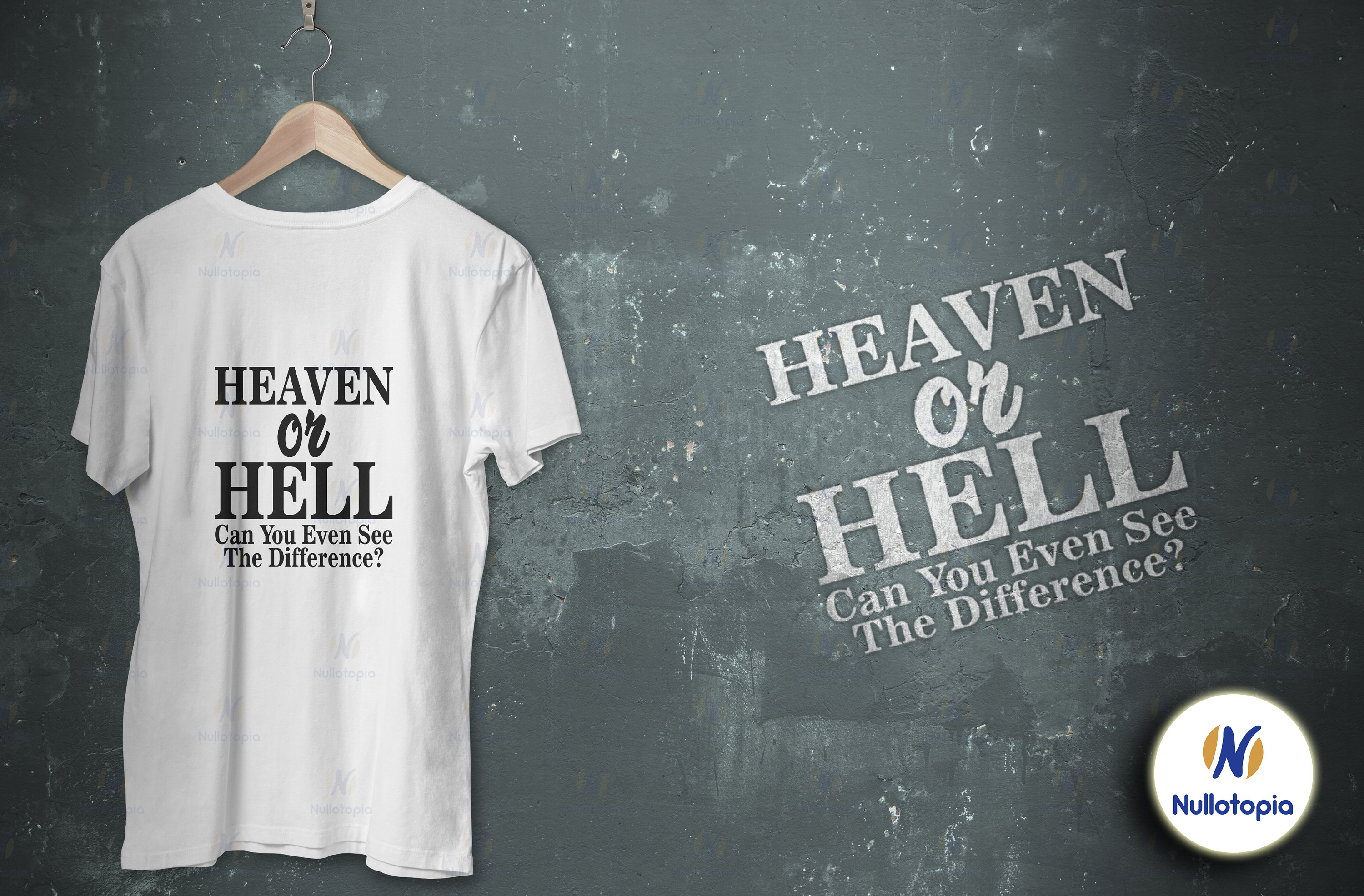 Heaven or Hell Can You Even See the Difference SVG, PNG Cutfile - Funny Svg  - Sarcastic Svg - Tshirt Design - Silhouette - Cricut - Etsy