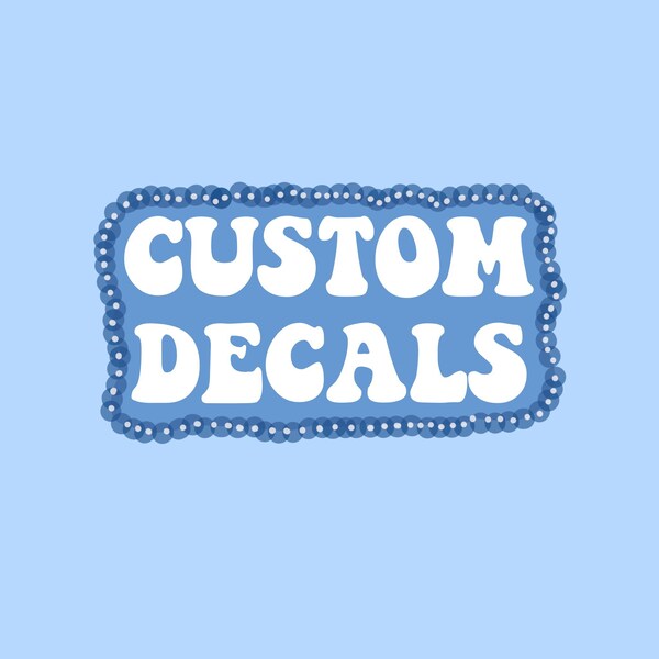 Custom decal / vinyl decal / dog name decal