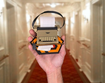 Horror Movie Typewriter Ornament