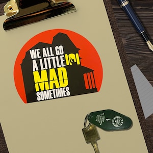 Psycho Sticker Bates Motel Magnet Horror Movie Decor