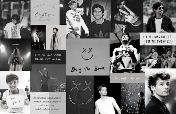 Louis Tomlinson two of us  Cute black wallpaper, Louis tomlinson