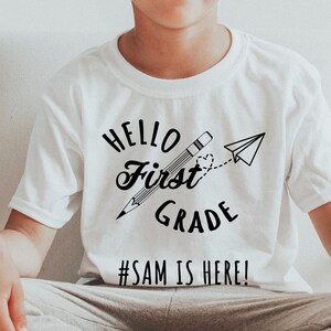 Back to School Shirt, Teacher Shirt, Second Grade Tee, Second Grade Teacher Tee, 2nd grade shirt, 2nd grade teacher shirts, hello 2nd grade