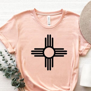 New Mexico Flag Shirt, New Mexico Shirt, State Flag Shirt, New Mexico Zia Shirt, New Mexico Gift, New Mexico Art Shirt, Southwestern Shirt