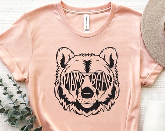 Mama Bear Shirt, Mama Bear Tshirt, Mommy Bear, Mama Bear Gift, Animal Nature Lover Shirt