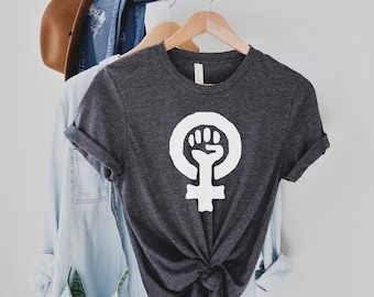 Female Symbol Shirt,Feminist Movement,Feminism Art,RGB,Woman Fist T Shirt,Killjoy TShirt,Women's Rights Tee,Intersectional,I dissent tee