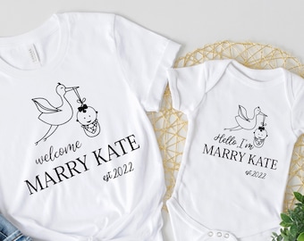 Welcome baby t shirt