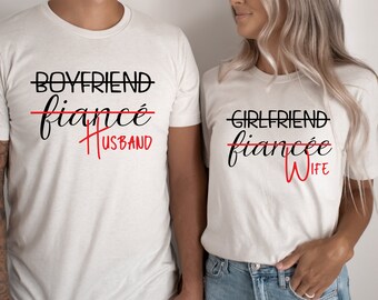 Boyfriend Fiance Husband Shirt, Future Mr, Engagement Shirt, Engagement Gift, Fiance Shirt, Announcement Shirt, Future Mr, Cute shirt