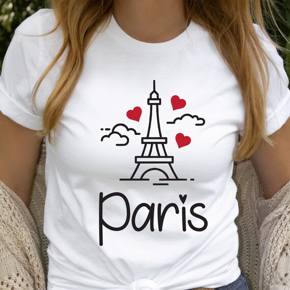 Eiffel Tower Shirt, French Shirt, France Shirt, Paris Shirt, Paris Gift, Paris Shirt, Paris Cartoon Shirt, Travel Shirt, Europe Travel Shirt