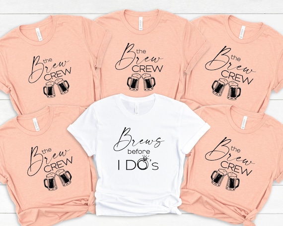Brides Brew Crew Bachelorette Party T Shirt Brides Brew Crew Bachelorette Party T Shirt