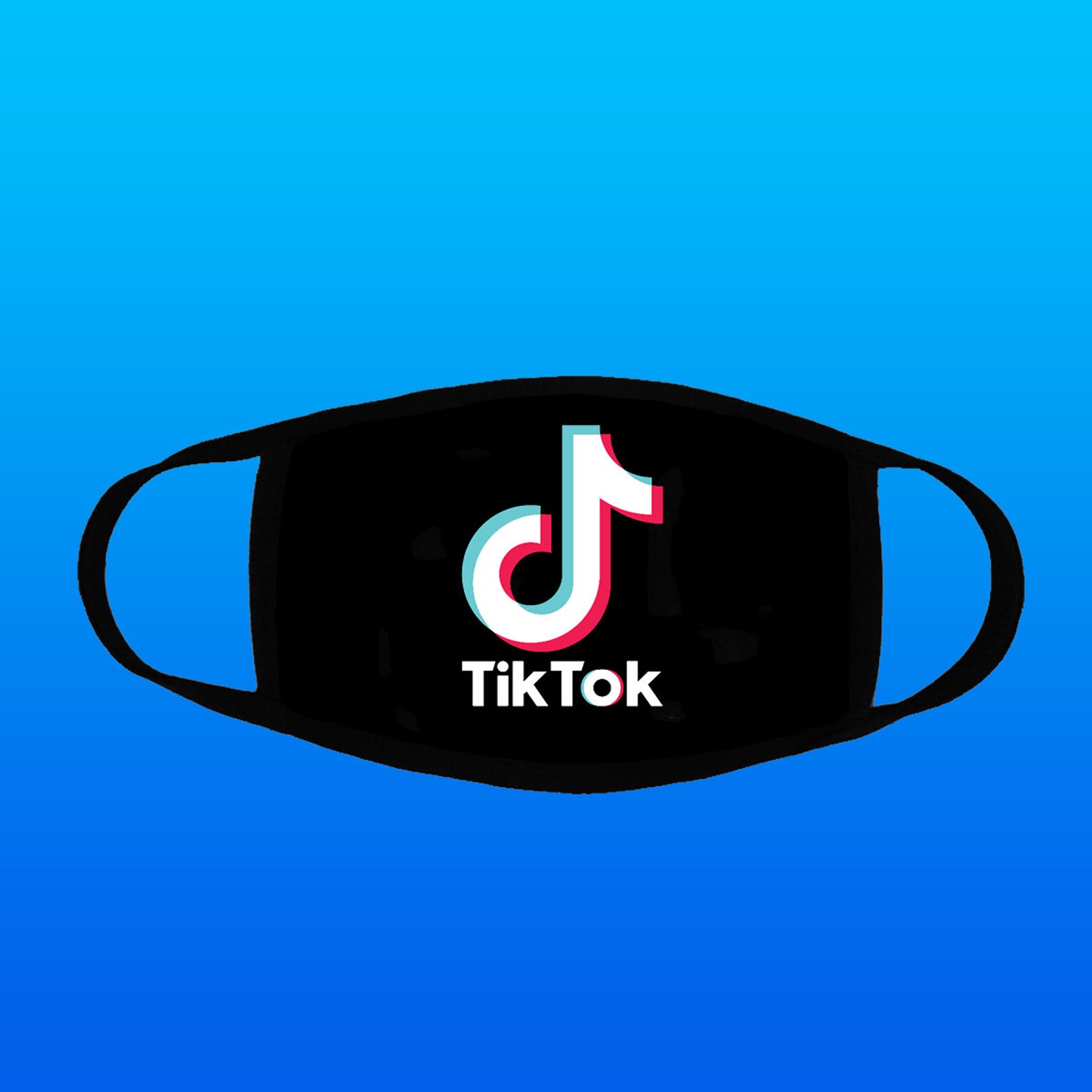 Tik Tok Face Mask Tik Tok Tiktok Mask Tiktok Party Mask Etsy Ireland