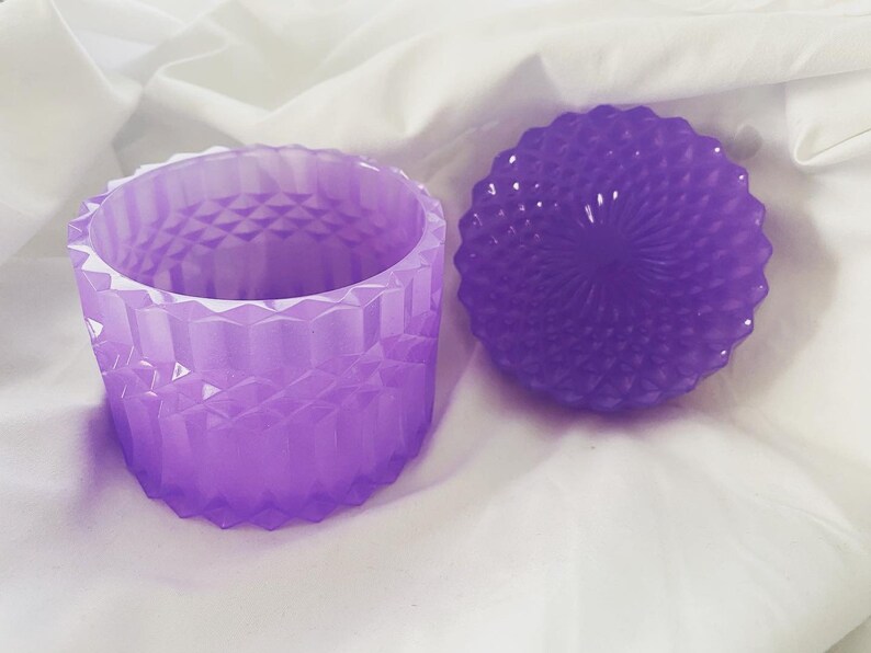 Purple Faux-Antique Jar
