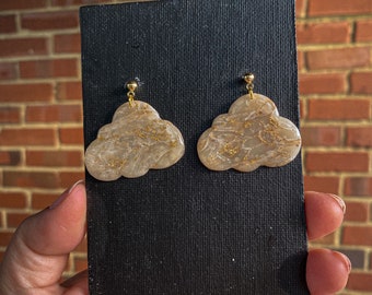Dangle *HANDMADE* Polymer Clay Cloud Earrings