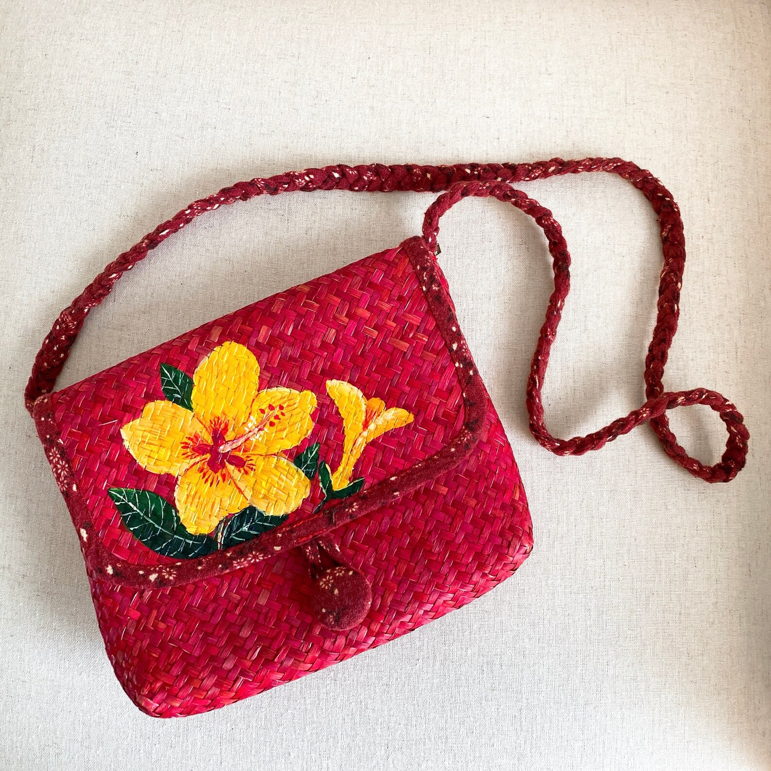 Handwoven Small Purse Straw Crossbody Bag Rattan Straw Bag Etsy