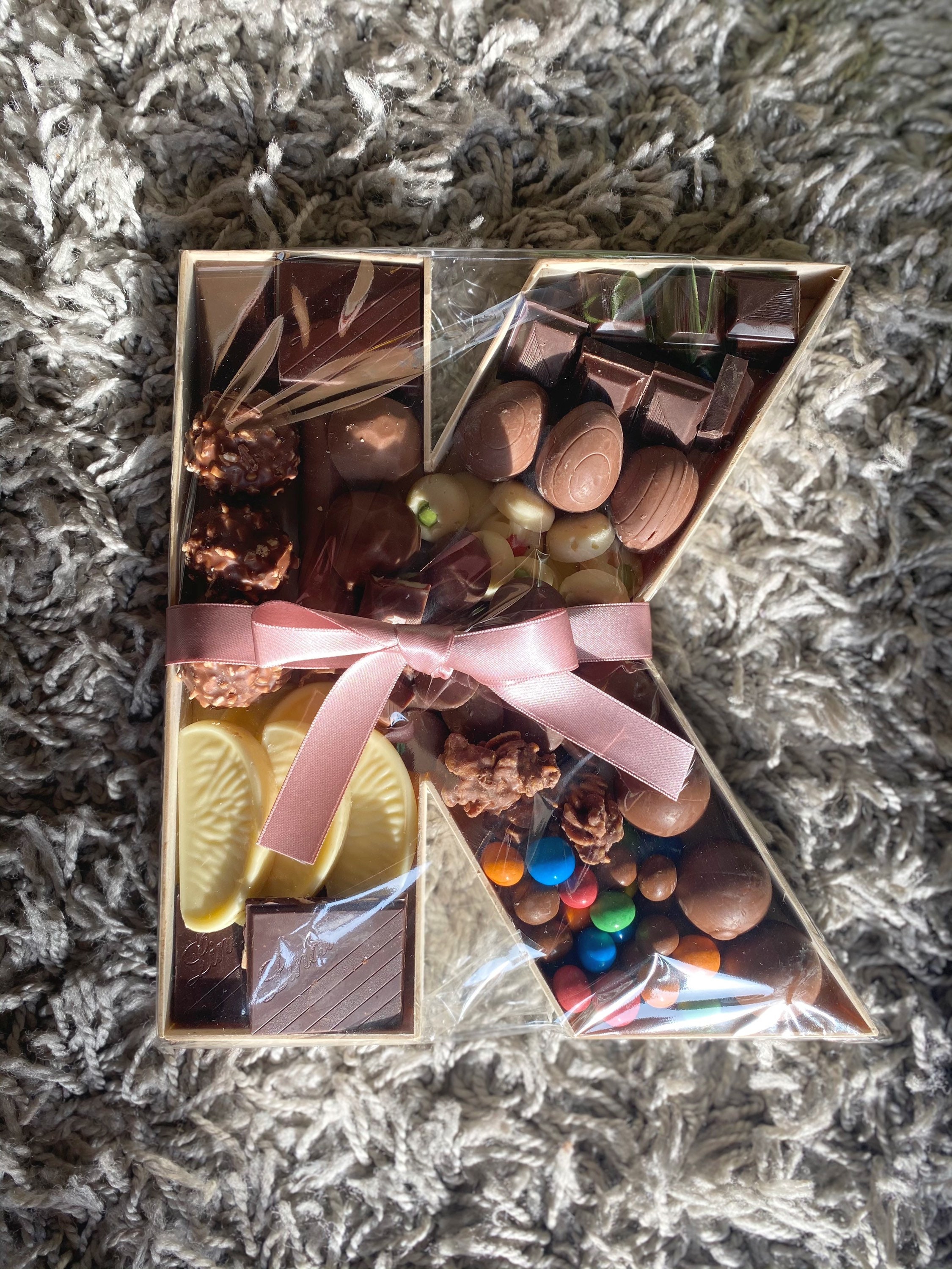 Chocolate Filled Letter Sweet letters Birthday Gifts Etsy